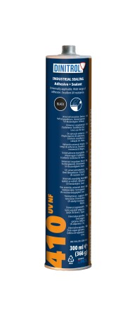 Dinitrol 410 UV NF noir 300 ml (cartouche) longtemps colle et mastic, adhésif